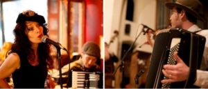 Singer to Accordion Collage