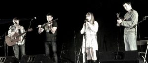 Black and White band live